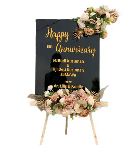 Papan Bunga Akrilik Anggoeya