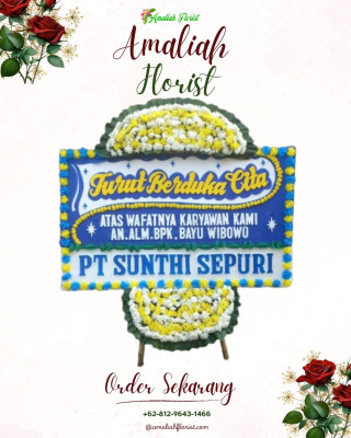 Papan Bunga Duka di Anggoeya